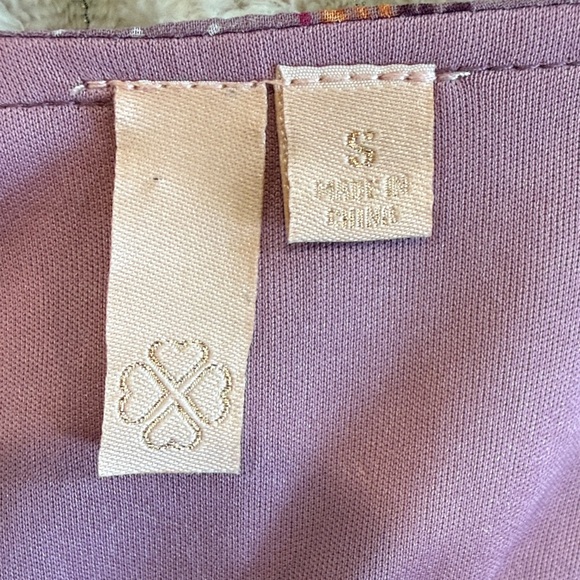 Inspired Hearts Purple Floral Dress Size Small - Picture 10 of 12